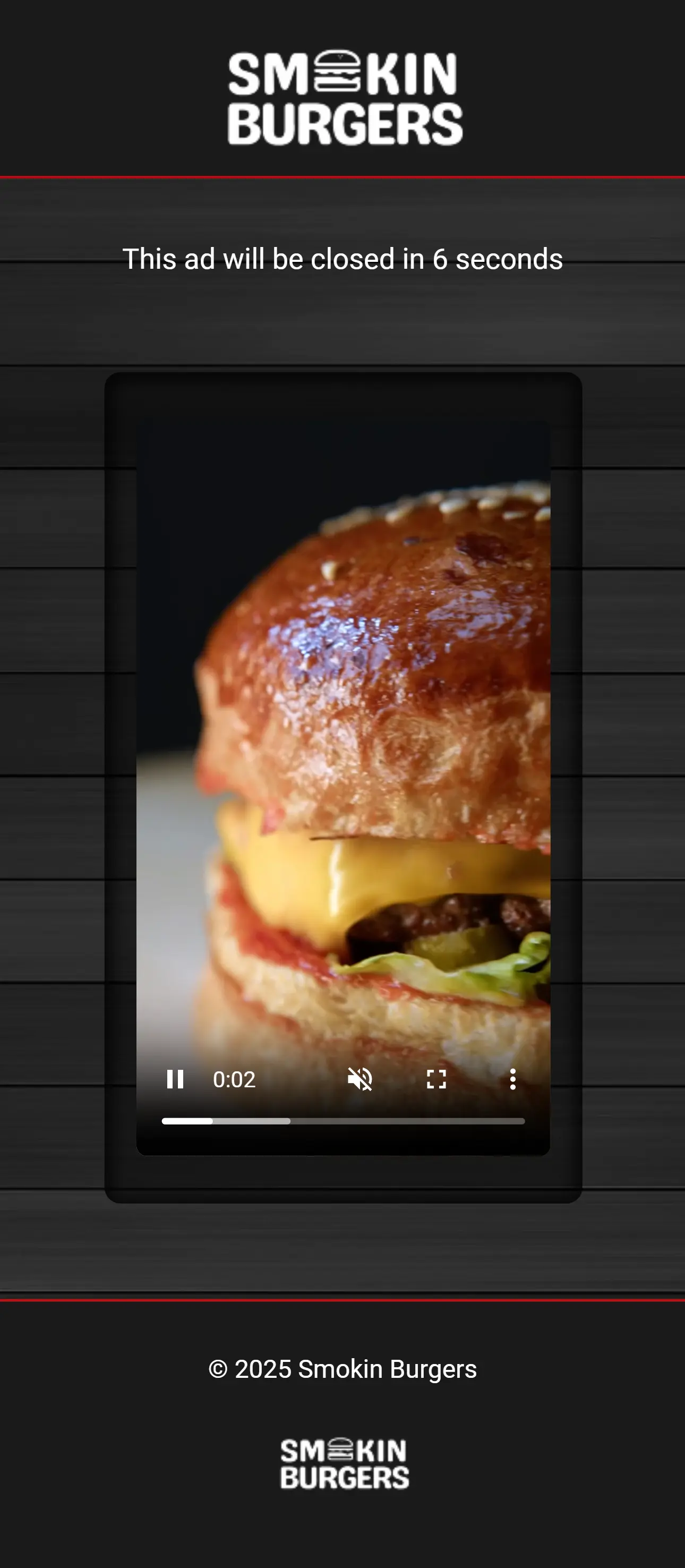 Smokin Burgers Template 1