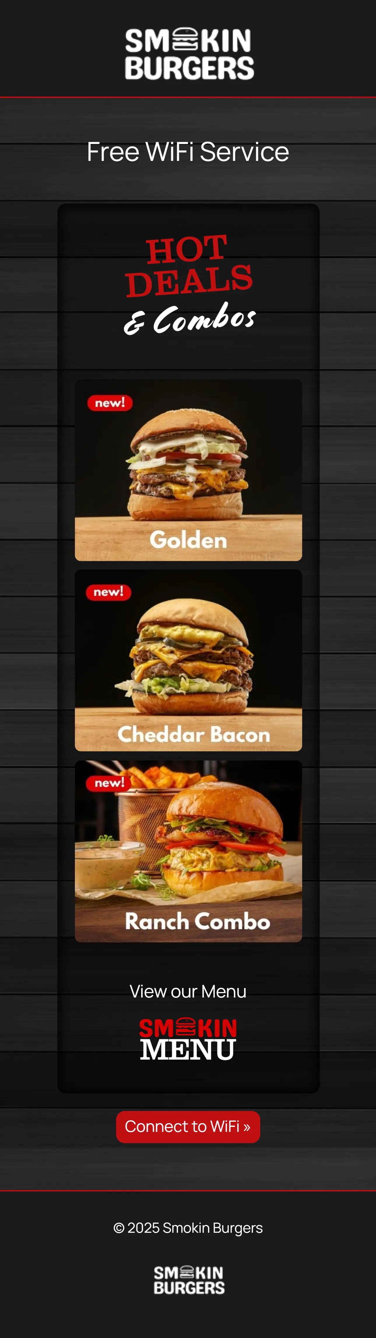 Smokin Burgers Template 2