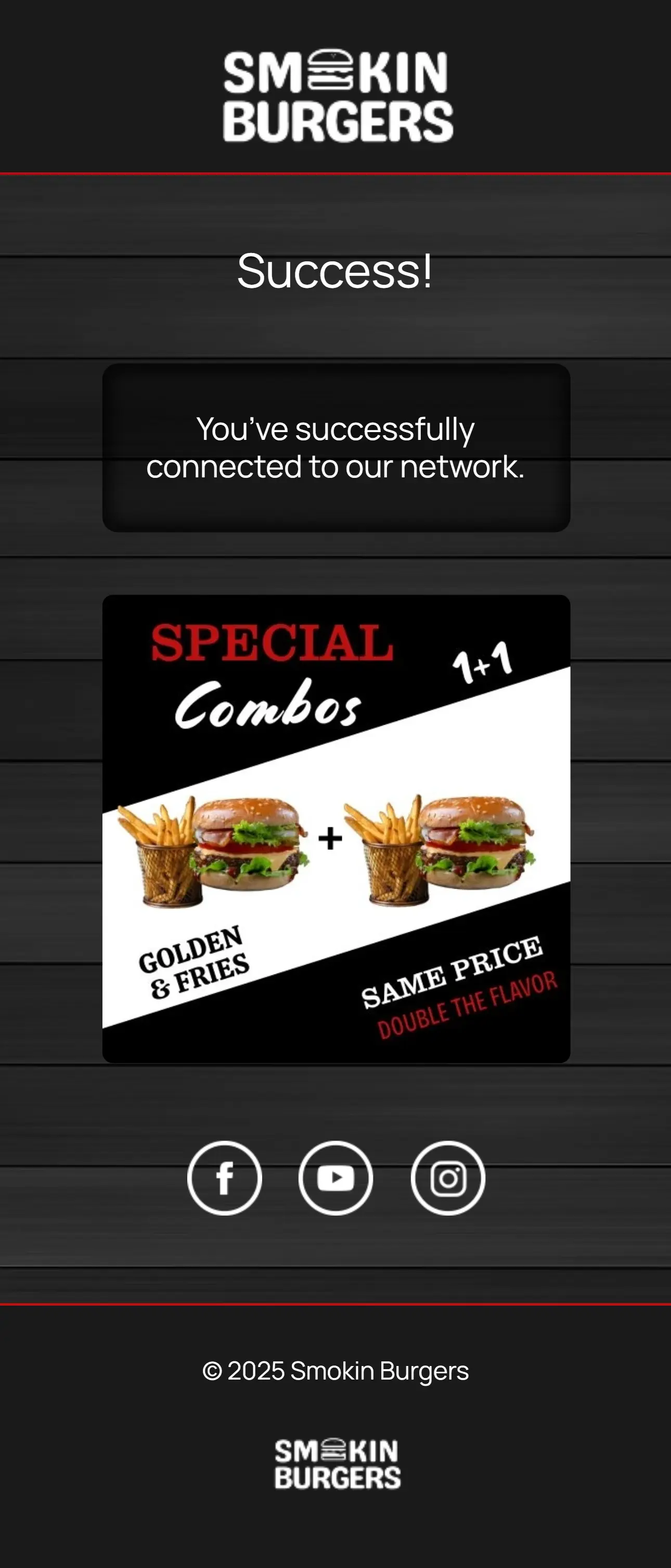 Smokin Burgers Template 4