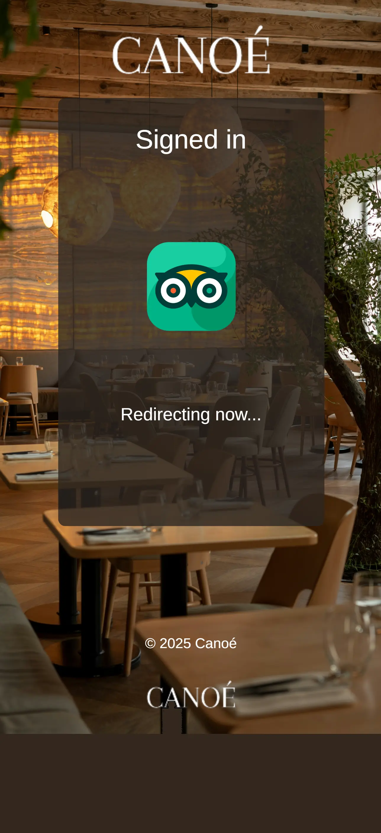Restaurant Canoe Template 3